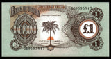 Nigeria 1 Pound - 1968-1969 P# 5a UNC Bank Note N#201616 #CN1277