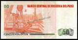 Peru 50 Intis - 1987 P# 131b UNC Currency Note N#205630 #CN1279