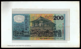 SRI LANKA 200 RUPEES - #P-114a UNC Polymer Commemorative Bank Note in Folder Pack #N202537 #CN1280