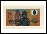 Australia 10 Dollars #P-49a UNC Polymer Commemorative Bank Note in Folder Pack #CN1281