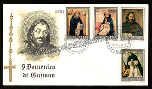 1971 Vatican Saint Dominic Priest FDC #FA12