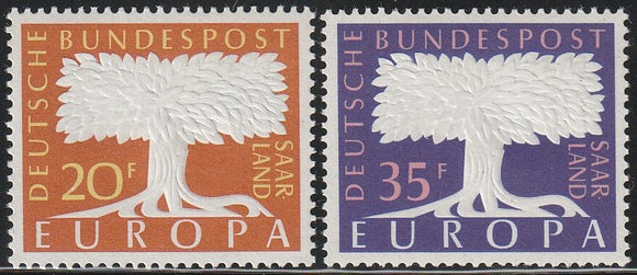Deutsche BundesPost Saar Land Set of 2 MNH #FOR-1393
