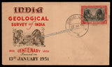 1951 INDIA Geological Survey of India Private FDC - II