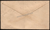 1953 INDIA Conquest of Everest -  2 Anna FDC Travelled Cover from Nashik to Bombay with Delivery Cancellation