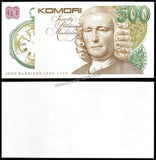 Komori 500 Units - John Harrison Uniface UNC Test Note #CN1413