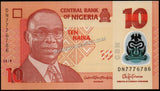 NIGERIA 10 NAIRA - 2018 - 786 Holy Number - UNC POLYMER CURRENCY NOTE N#203064 #CN1415