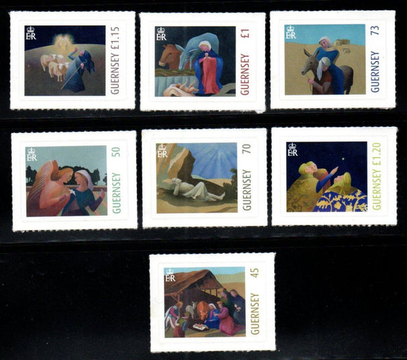 2021 Guernsey The Nativity Story 7v MNH Face Value: 5.73 Pounds #FT-144