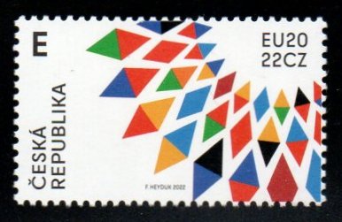 2022 Czech Republic Czechia Presidency of the EU 1v MNH #FT-150