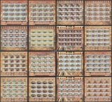 2017 INDIA Stepwells of India Sheetlet complete set of 16