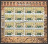 2017 INDIA Stepwells of India Sheetlet complete set of 16