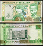 Gambia 10 Dalasis UNC Currency Note #CN15