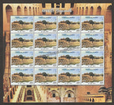 2017 INDIA Stepwells of India Sheetlet complete set of 16
