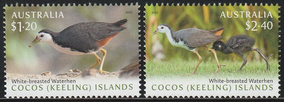 2023 Australia Birds - Water Hens Set of 2 #FOR-1767