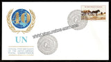 1984 UN 40 Years of Unites nations Set of 2 FDC #FA177a