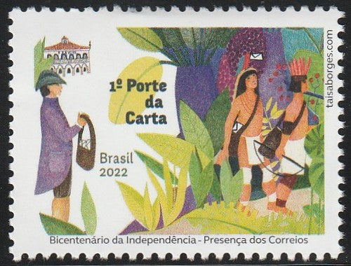 2022 Brazil The 200th Anniversary of Independence - Presence of the Postal Office #FOR-1835