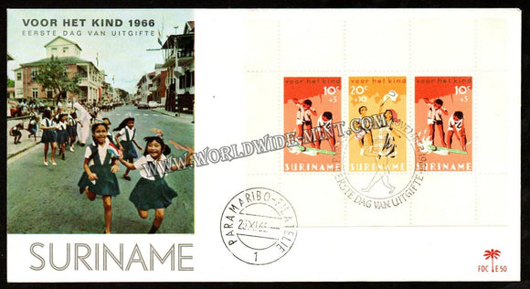 1966 Suriname Voor Het kind FDC #FA183