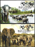 2011 2nd Africa - India Forum Summit Set of 2 Maxim Card #MC188
