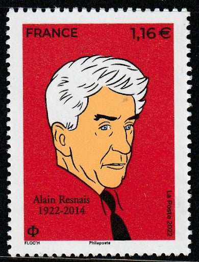 2022 France Personalities - Alain Resnais, (French film director and screenwriter) 1922-2014 #FOR-1922