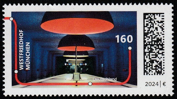 2023 Germany Underground Station - Westfriedhof Station, Munich  #FOR-1968
