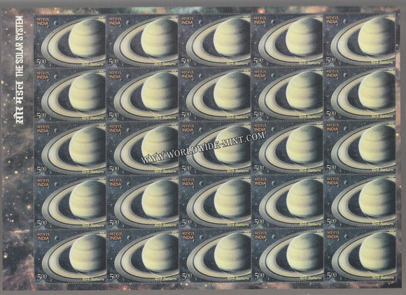 2018 India Solar System - Saturn Sheetlet