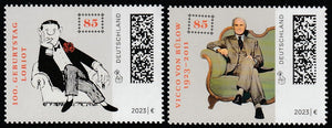2023 Germany The 100th Anniversary of the Birth of Vicco von Bulow, (German comedian) 1923-2011 Set of 2 #FOR-1972