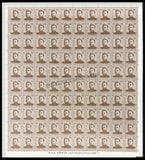 INDIA Netaji Subhas Chandra Bose 11th Series(5 00 ) Definitive Full Sheet of 100 Stamps MNH