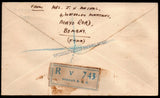1948 INDIA Air India International - First Flight FDC - Registered Travelled Cover from Bombay to London