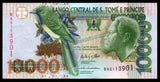 Sao Tome Príncipe 10000 Dobra's 2013 UNC Banknote N#201571