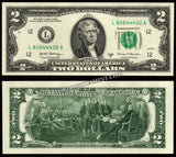 USA United States of America - 2 Dollars - 2017 P# 545  L (San Francisco) UNC Bank Note N#201812