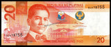 Philippines 20 Pisos - 2022 P# 206 UNC Currency Note N#202153