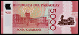 Paraguay 5000 Guaranies - 2022 UNC Polymer Bank Note N#202312