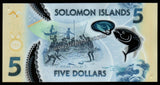 Solomon Islands 5 Dollars 2022 UNC Polymer Banknote N#202376