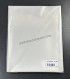 21 X 27 Cms - 500g (Approx 95 pcs) - For Sheetlet, Mini Sheets - BOPP Sleeves Imported Taiwan / Thailand