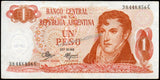 Argentina 1 Peso - 1972 P#287a.3 AUNC Bank Note N#202619