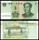 China 1 Yuan - 2019 P# 895a UNC Bank Note N# 202688