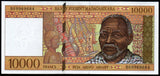 Madagascar 10000 Francs - 1996 P#79b UNC Bank Note N#202820 #CN1365