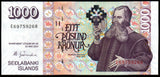 Iceland 1000 Krónur - 2001 (2009) P# 59 UNC Bank Note N#203072 #CN1368