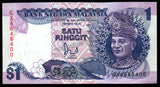 Malaysia 1 Ringgit 1989 UNC Banknote N#203214