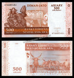 MADAGASCAR 500 Ariary / 2500 Francs - 2004 P#88b UNC BANK NOTE N#203261