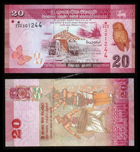 Sri Lanka 20 Rupees - 2017 UNC Banknote N#203329