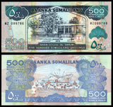 Somaliland 500 Shillings - 2016 P#6i UNC BANK NOTE N#203425 #CN1326
