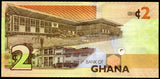 Ghana 2 Cedis - 2017 P#37Ae UNC Bank Note N#203462