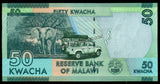 Malawi 50 Kwacha - 2016 P# 64c UNC Currency Note N#203472