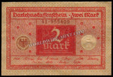 Germany 2 Mark - 1920 P#59a UNC Bank Note N#203574