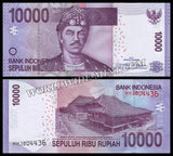 Indonesia 10000 Rupiah - 2010 P#150a UNC Bank Note N#203626