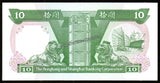 Hong Kong 10 Dollars - 1992 P# 191c UNC Bank Note N#203841