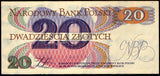 Poland 20 Zlotys - 1982 P#149a1 XF Bank Note N#203922 #UCN781