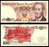 Poland 100 Zlotych - 1988 P#143e.1 UNC Bank Note N#203926