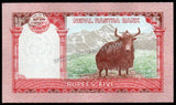 Nepal 5 Rupees - 2024 P# 76 UNC Bank Note N#204030