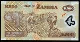 Zambia 500 Kwacha 2008 P-43f Polymer UNC Banknote N#204110